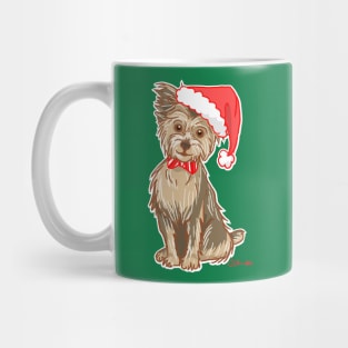 Yuletide Yorkie Mug